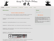Tablet Screenshot of kungfuwushuorleans.com